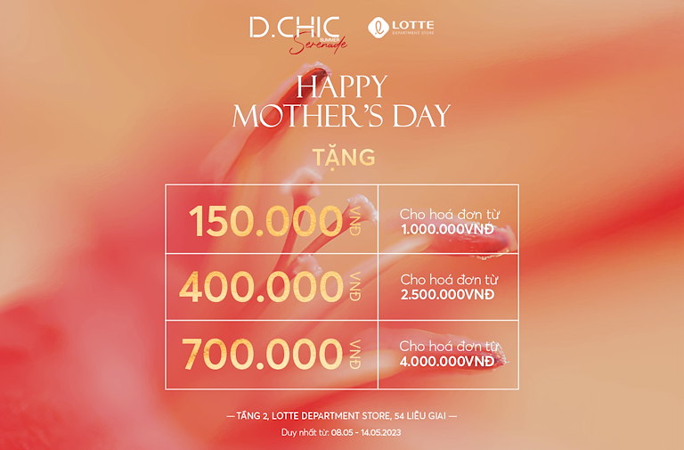 [D.CHIC SERENADE x LOTTE] HAPPY MOTHER'S DAY